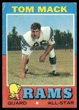 1971 Topps Tom Mack #94 Los Angeles Rams