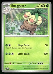Exeggutor 002/131 Uncommon Prismatic Evolutions