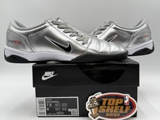 Nike Total 90 3 SP Metálico Plateado Rojo Usado Talla 7.5 2025 Auténtico Retro