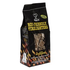 96 Eco Firelighters - FSC Recycled for Stoves, Barbecues, Log Burners Campfires 0.08 per lighter