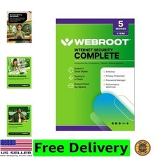 Internet Security Complete  Antivirus Software 2025  5 Device  1 Keycard ...