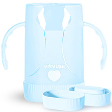 Dual-Lid Squeeze Pouch Holder for Food Pouches  Drink Boxes, Baby Pouch Holder