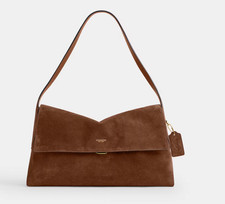 Coach Suede Chelsea Shoulder Bag 36 CDT20 B4WBR NWT Expedited