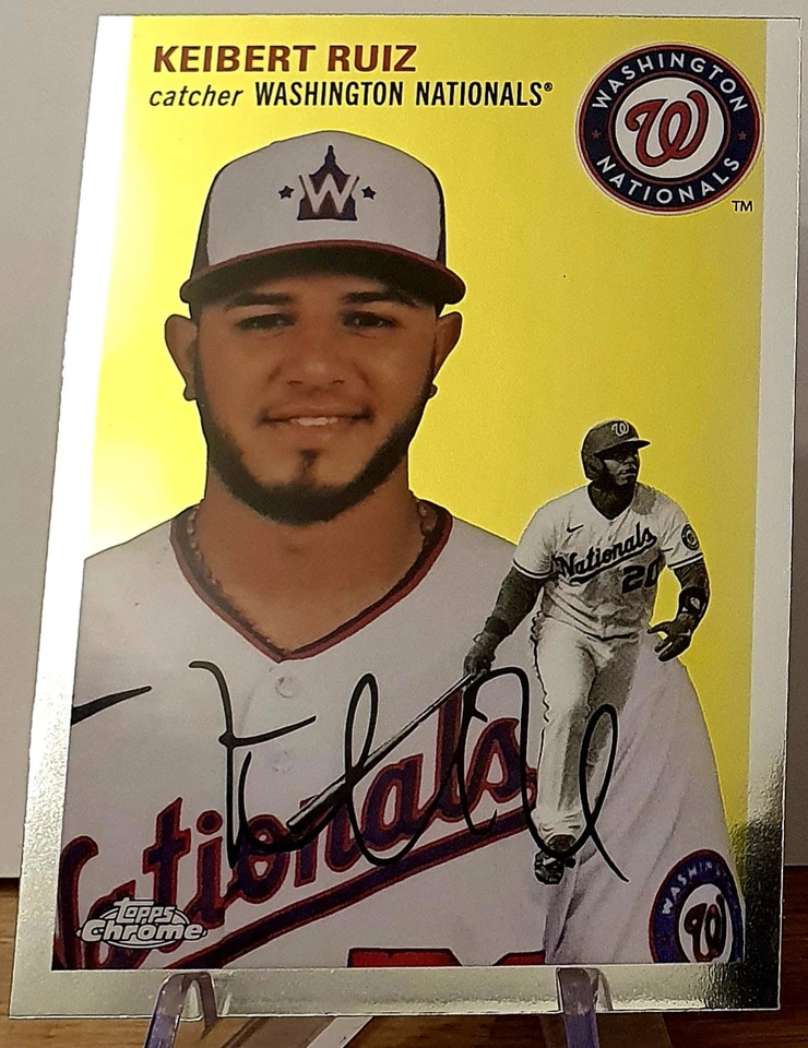 2023 TOPPS CHROME PLATINUM ANNIVERSARY #333 KEIBERT RUIZ WASHINGTON NATIONALS - Photo 1/1