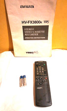 Genuine Original  AIWA RC-7VR02 VIDEOplus remote control