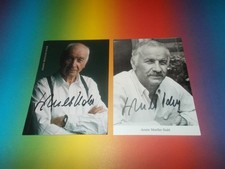 2 x Armin Mueller-Stahl signed autograph on autograph card