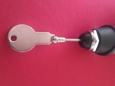 NOS Hirschmann Antenna Aerial Key for Manual AM FM Retractable Key Lock Mast