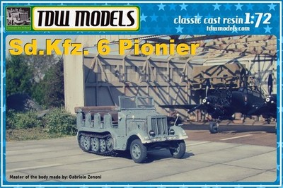 Sd.Kfz 6 (early) Pionier - 1:72 TDW models