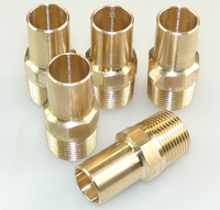 "5 X Viega Sanpress EinsteckstÜCk 28 Mm X 1\" Ag ÜBergangsstÜCk Profipress 122034"
