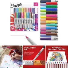 Sharpie Color Burst 24 Count Ultra-Fine Tip Permanent Markers