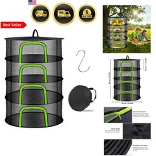 Herb Drying Rack Hanging Mesh Plant Net Basket for Herbs Flowers Vegetables