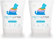 Prettylitter Health Monitoring Cat Litter (Unscented, Non Clumping) | Lightweigh
