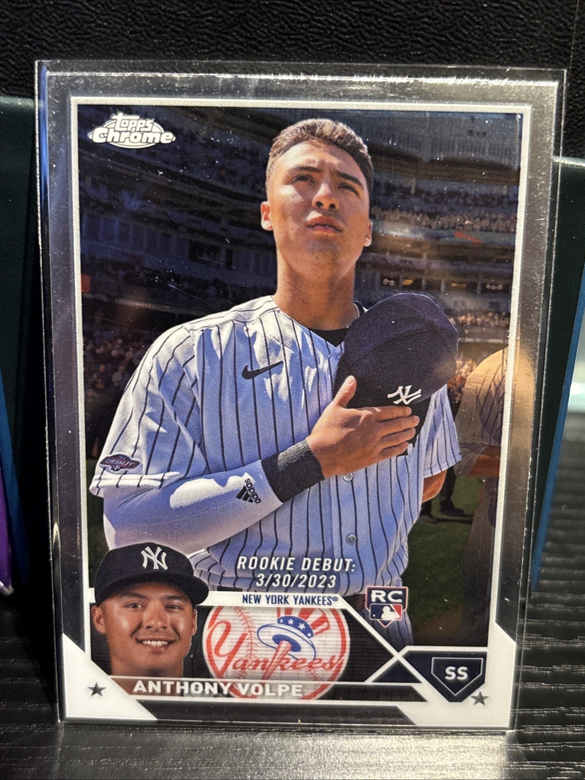 2023 Topps Chrome Update Series Rookie Debut Anthony Volpe #USC35