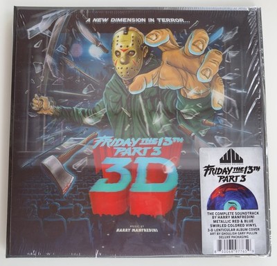 FRIDAY THE 13TH PART 3 3D  LIMITED 2x COLOUR VINYL SOUNDTRACK , neuwertig