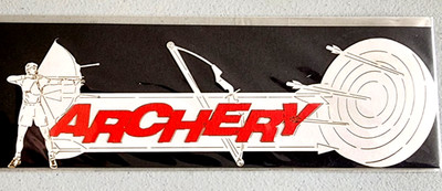 Archery Bow & Arrow Archer Target 3D Laser Cut Die Cut Scrapbook  8.25''