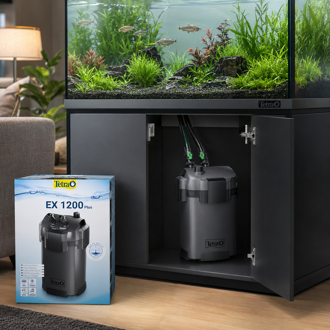 Filtro esterno per acquario Tetra EX 1200 Plus fino a 1300 L foto 2