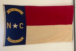 Vintage Cotton North Carolina Flag