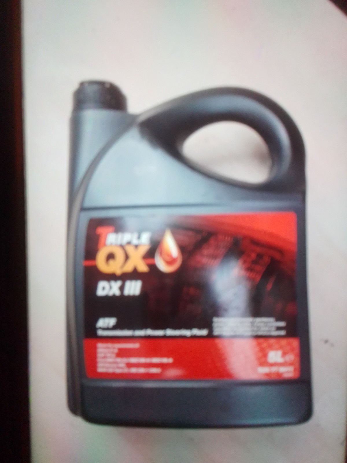 ATF Dexron III 5L Automatic Transmission Power Steering Fluid 5 Litre Triple QX