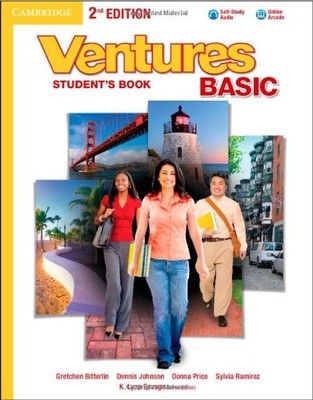 VENTURES BASIC STUDENT'S BOOK WITH AUDIO By Gretchen Bitterlin & Dennis Johnson