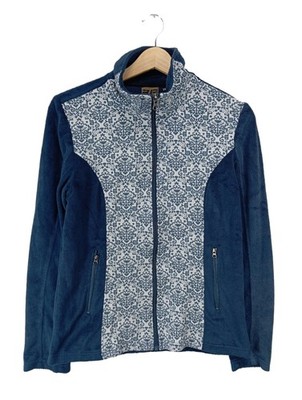ICEPEAK Fleecejacke Damen Jacke Gr. DE 38 blau Casual-Look