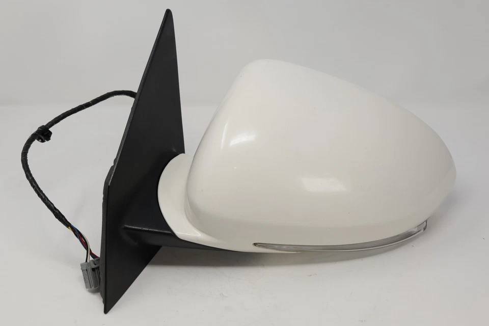 Espejo retrovisor lateral del conductor Buick Enclave 2008-2012 plegable eléctrico OEM blanco 25867090 Foto 3 de 4