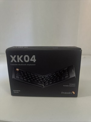ProtoArc Foldable Compact Keyboard XK04 Portable Bluetooth Business Travel 