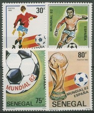 Senegal 1982 World Cup Spain 781/84 MNH