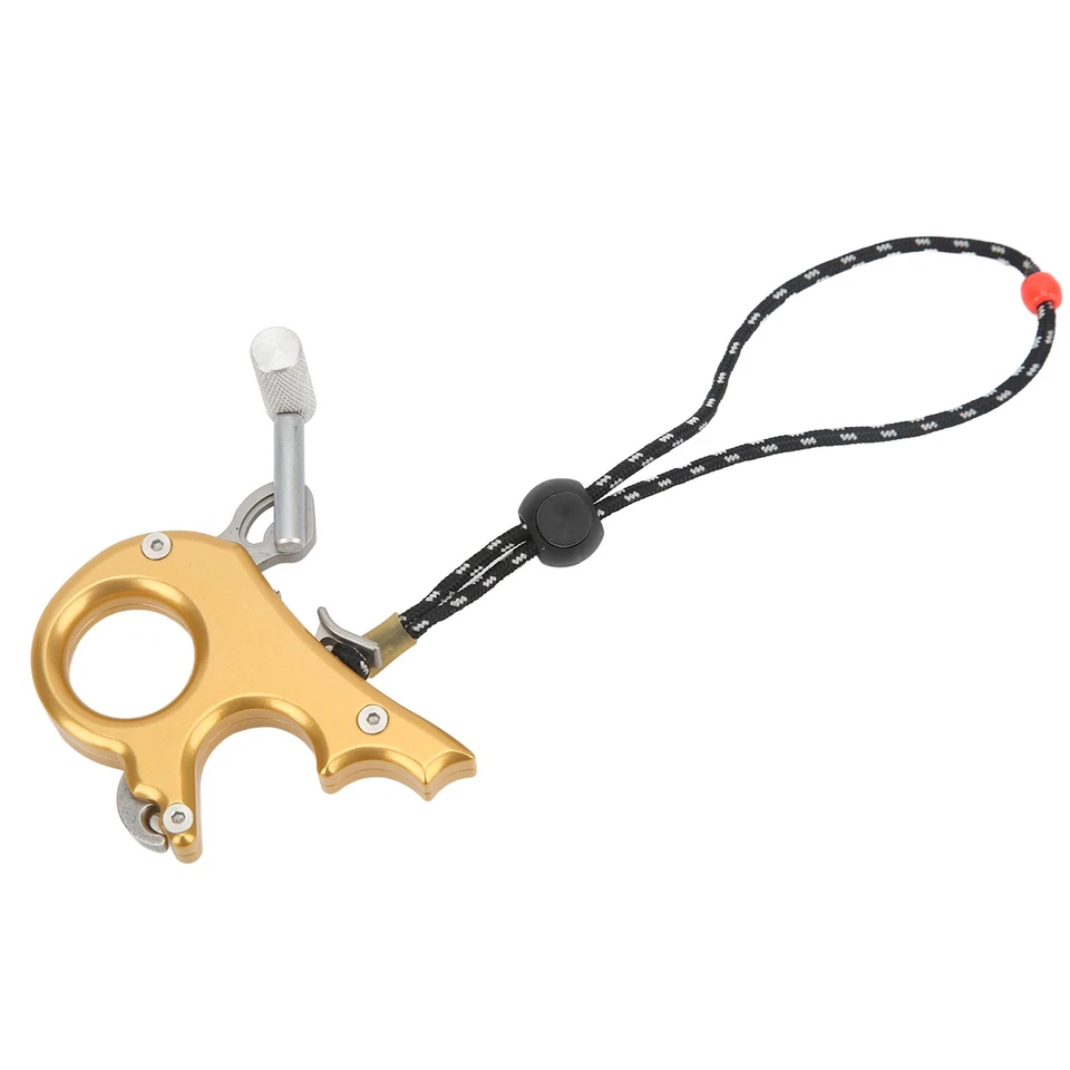 3 Finger Grip Aluminum Alloy Compound Bow Release Aids For Outdoor Hunting - Image 4 of 4