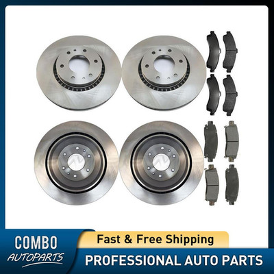 Front Rear Brake Rotor Brake Pads Kit for Chery Trailblazer EXT 4.2L 2002-2005