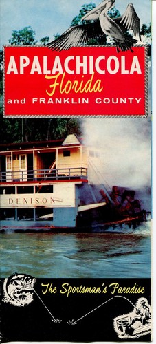 ca 1950s - Travel Brochure - Apalachicola & Franklin County, Florida - VG