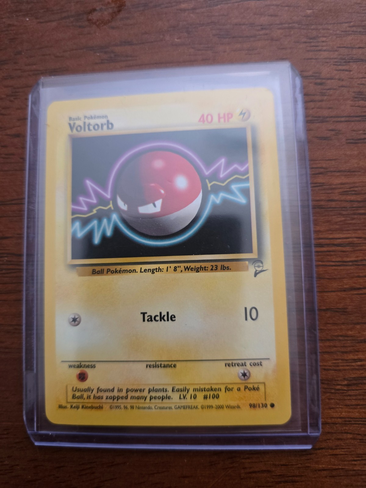 VOLTORB Base Set 2 98/130 Common Pokemon Card Unlimited - Never Played