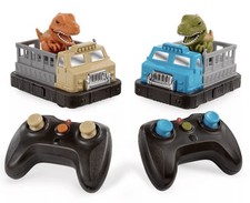 Terra by Battat RC Bumper Cars Tarbosaurus Dinosaurs Remote Control New Demo Mod