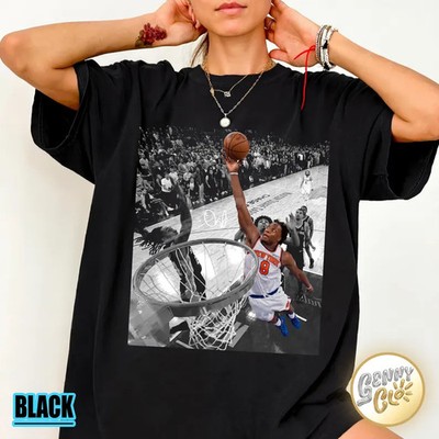 OG Anunoby Putback Shirt Blue Orange Basketball Graphic
