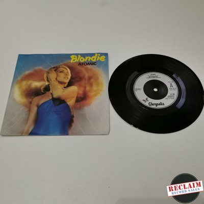 blondie - atomic 7'' vinyl record VG+