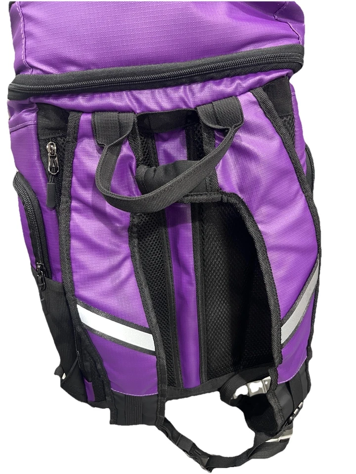 Logo Brands LSU Tigers Backpack Cooler 26 Cans Purple NWT - Image 3 of 4