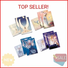 Tree-Free Greetings - All Occasion Cards - Artful Designs - 8 Assorted Cards + M