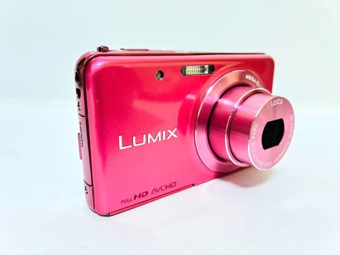 Panasonic LUMIX DMC-FX80 Compact Camera Pink w/ Battery SD2GB