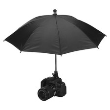 Camera Umbrella, 20 Inch Sunshade Camera Protector Waterproof Cover, Black