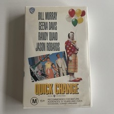 QUICK CHANGE - BILL MURRAY & GEENA DAVIS - VHS Warner Big Box