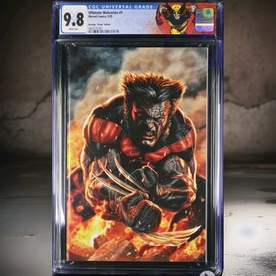  ULTIMATE WOLVERINE #1 CGC 9.8 LEE BERMEJO VIRGIN EDITION CUSTOM LABEL 
