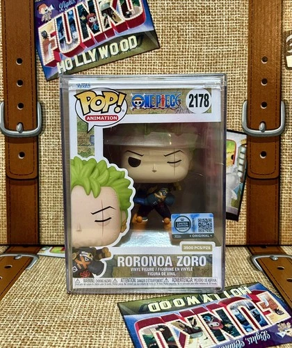 Funko Pop! One Piece: Roronoa Zoro #2178 LE3500 Hot Topic Exclusive W/ Protector