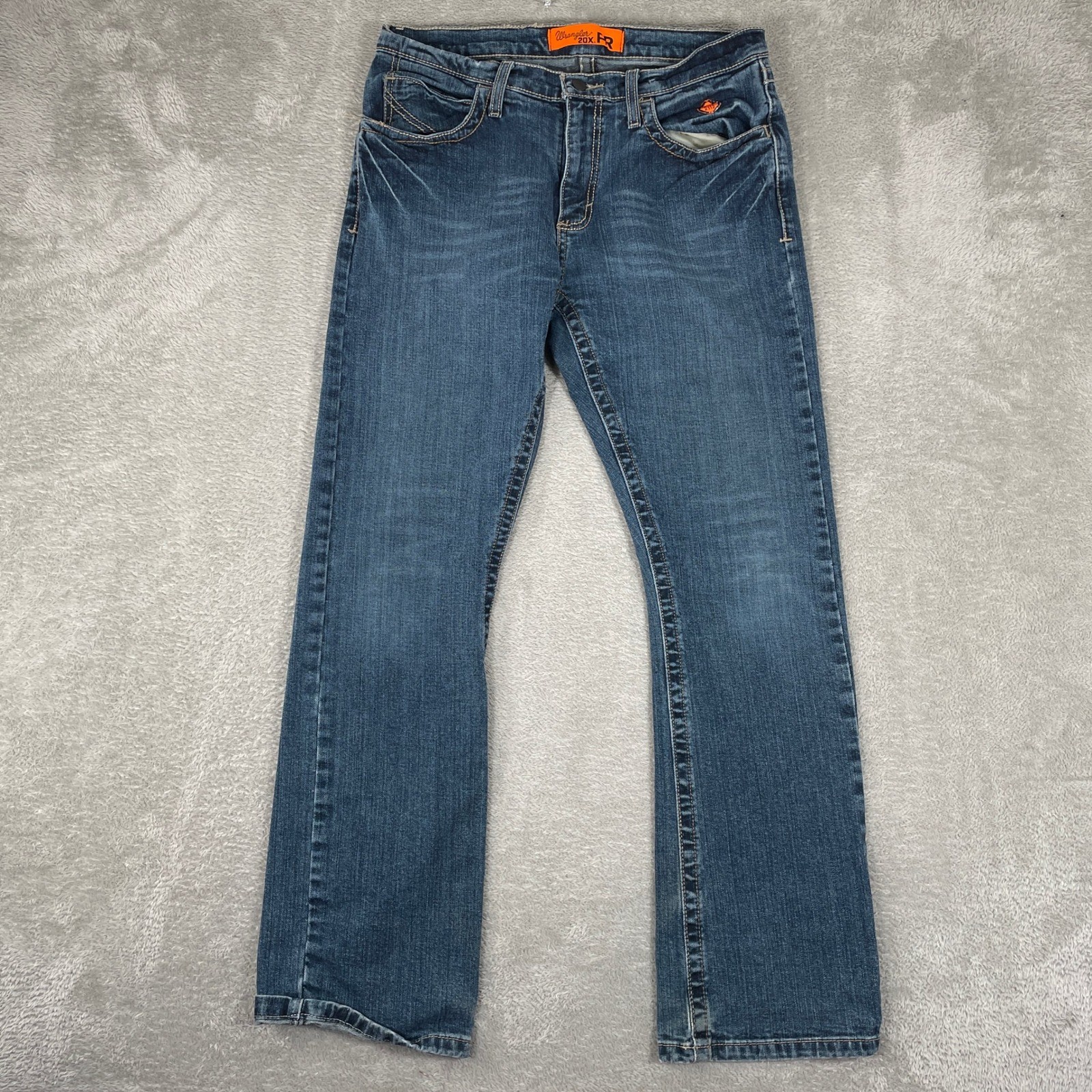 S 33x32 Flame Resistant Blue Denim