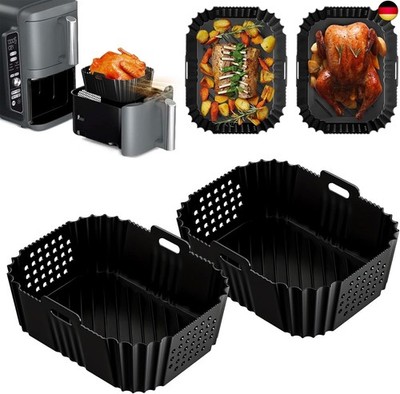 Heißluftfritteuse Zubehör, 2PCS Airfryer Zubehör für Ninja Double Stack XL SL4