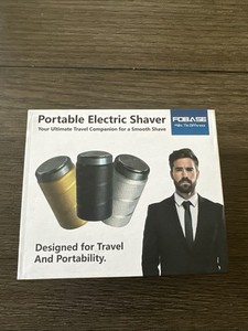 FOBASE Portable Electric MINI Shaver  Travel Size TYPE-C USB NEW SILVER