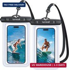 Lamicall Waterproof Phone Pouch Case - 2 Pack IPX8 Beach  Cruise Essentials,