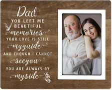 Bereavement Gifts for Loss of Father - Memorial Picture Frame, Sympathy Gift for
