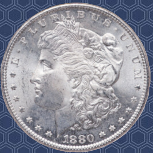 1880-S $1 MORGAN SILVER ONE DOLLAR-US Circulated Coin