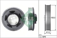INA 544 0129 10 Riemenscheibe, Kurbelwelle FüR Bmw, Mini