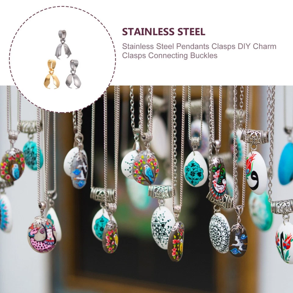  30 Pcs Parts and Fittings for Jewellery Necklace Pendant Connector Clasp - image 2 of 4