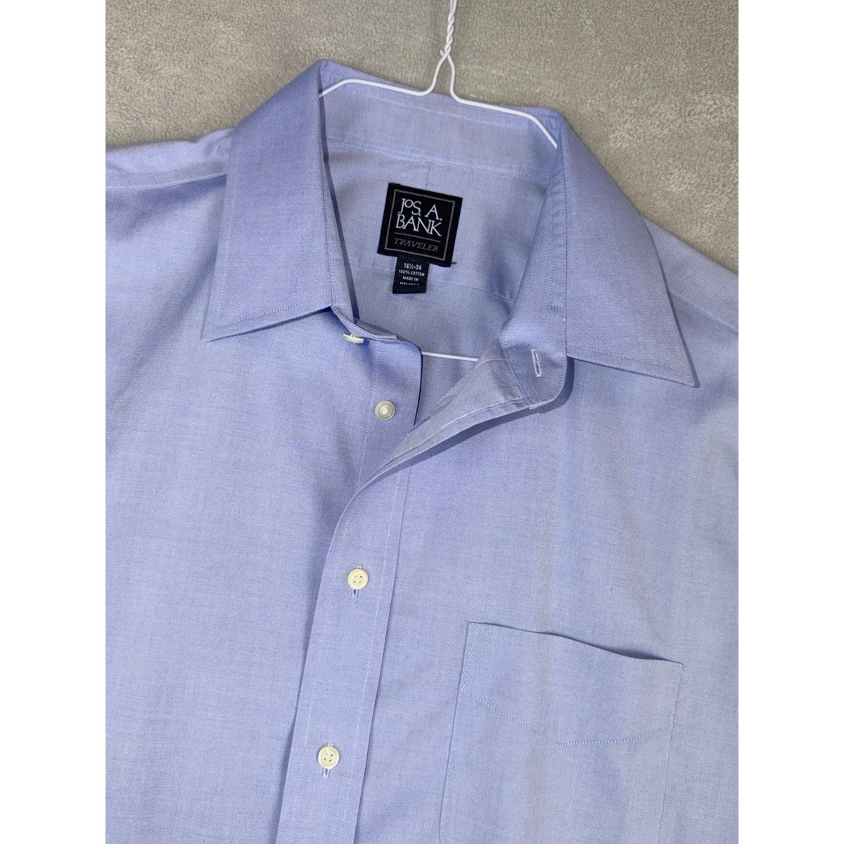 white christmas dresses Signature 100% Cotton Oxford Solid Button-Down Shirt Light Grey / XXL main image 0